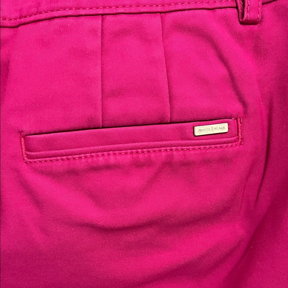 White House Black Market Perfect Form Ankle Pants 6R Fuchsia Classic Mid Rise - Picture 9 of 14